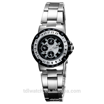 skone s402 Luxury mens watches top brand women stainless steel watch with true three eye brand watches men